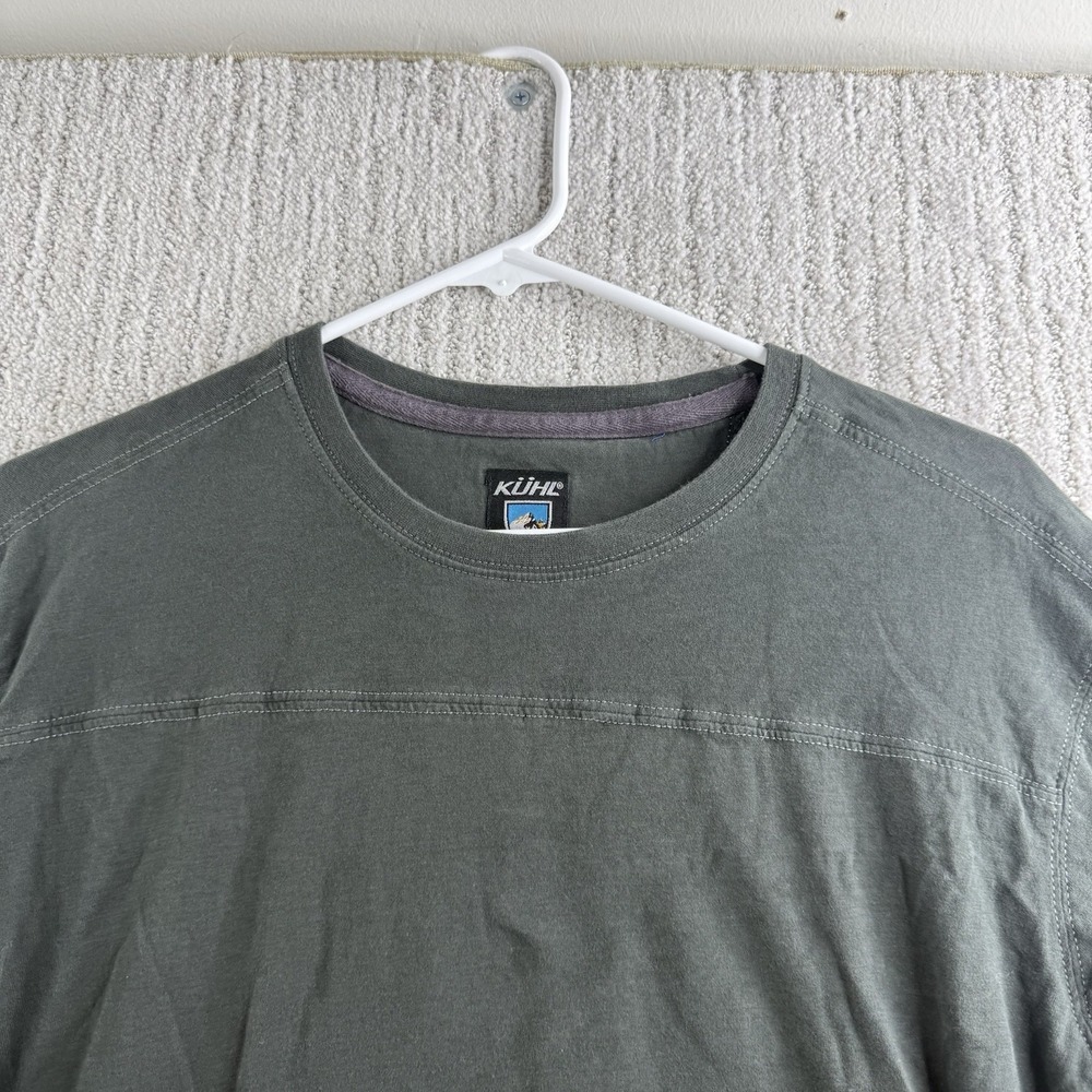 Kuhl Base Layer Shirt Men's Size Large Green Long Sleeves - Picture 2 of 6